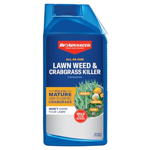 BioAdvanced All-In-One Lawn Weed & Crabgrass Killer, Concentrate, 32 oz