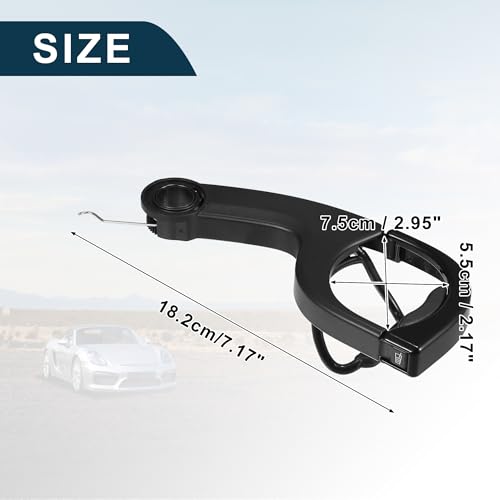 Portavasos para Porsche Boxster panel izquierdo negro miniatura 6