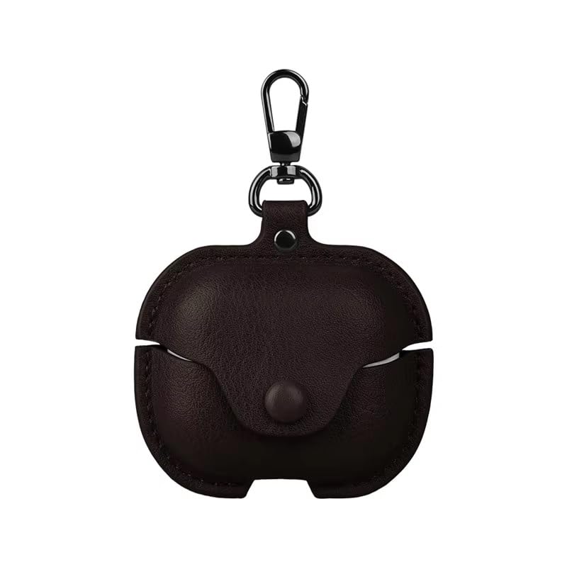 Colorcase Leather Front & Back Cover 360 Degree Protection Case Cover for Samsung Galaxy Buds 3 Pro/Samsung Galaxy Buds 3 - (Dark Brown)-image-42