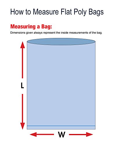 Aviditi PB1019 Flat Poly Bags, 2