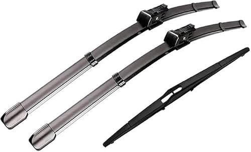 michengxxx Wiper Blade Set for VOLVO XC60 MK1 2009-2015 2016, Aerodynamic All-Climate Front and Rear Windshield Replacement