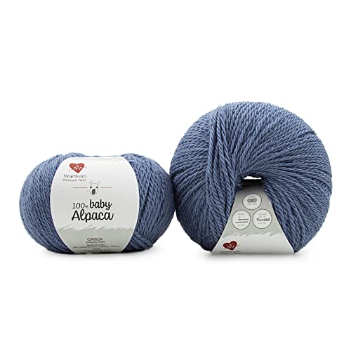 Image of Baby Alpaca, is Pure 100% Baby Alpaca Fibre. Oekotex Class 1 Certified. Pack of 2 Balls - 50gm Each Shade no - BAC14