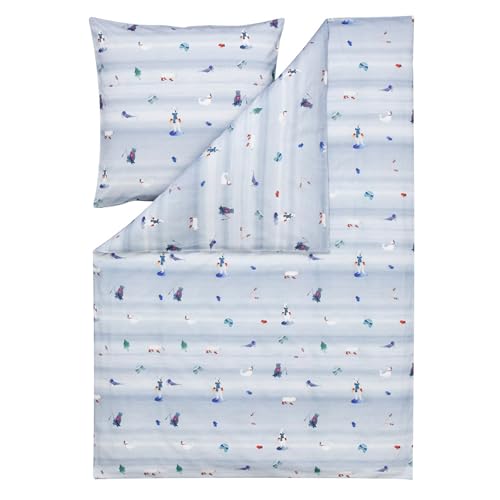 ESTELLA Kuschelflanell Bettwäsche Arktis Taube