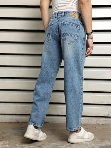 Image of HIGH Star Men's Regular Fit Mid Rise Jeans