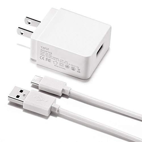 TAPLE 15W Kindle Fast Charger with 5Ft Micro USB Cable, Compatible with Kindle