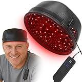 LLLT Laser Kappe für Haarwachstum, 120 * 660nm & 850nm Infrarot Rotlichttherapie für Haare, Fördert Haarwachstum & verlangsamt Haarausfall, 3 Modi & 5-30 Mins Timer
