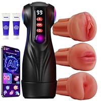 Tauara Masturbator Sex Spielzeug für die Männer, Masturbieren für Männer mit 3 Liner Abnehmbare, APP Masturbatoren mit 9 Vibration und 9 Saugen Taschenmuschi Sexspielzeug Vibratorensets Sex Toys