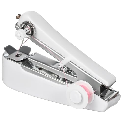 Tofficu Mini Máquina de Coser Portátil Manual para Reparación Rápida de Ropa Ligera y Fácil de Usar para Principiantes y Bricolaje Casa y Viajes Color Aleatorio Color Aleatorio Tofficu Mini Máquina de Coser Portátil Manual para Reparación Rápida de Ropa Ligera y Fácil de Usar para Principiantes y Bricolaje Casa y Viajes Color Aleatorio Color Aleatorio
