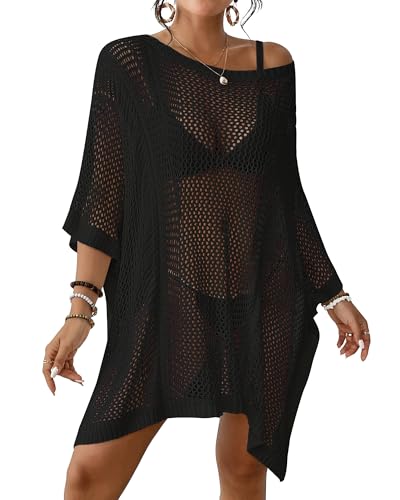 Maillots de bain cover ups en crochet Bsubseach pour vacances d'été