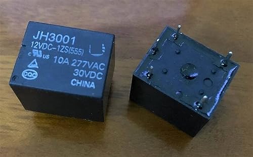 JH3001 12VDC-1ZS Relais 5 broches 10A T73-1C commutation fiable