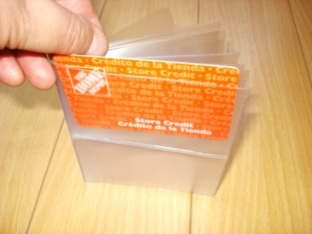 6-Page Double High Hipster Wallet Insert (Top Loading) - White Vinyl Unisex Adult Wallet - Zip Pocket - Minimalist Style - Holds 24 Credit Cards or Pictures2