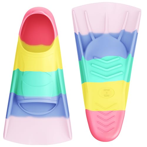 Gintenco Swim Fins, Adults & Kids Swim Training Fins for Lap Swimming