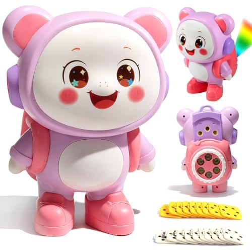 Story Projector for Kids – Bedtime Storytelling Projector with Clear Images & Adjustable Sound,Durable Early Learning Storybook Toy, Soft Night Light, Birthday Gifts for Boys & Girls Ages 2–6