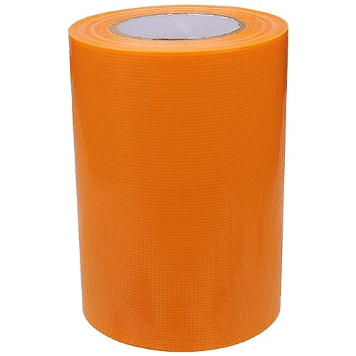 Image of Super Strong Duct Tape 4 Inches x 32 Feet Multi-Purpose Heavy Duty Waterproof Duct Tape for Crafts & Home Improvement 32 ft, Orange