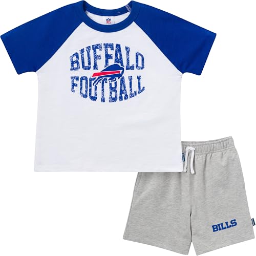 Gerber Geber Unisex Baby NFLTeam T-Shirt and Shorts Set Bills 2T