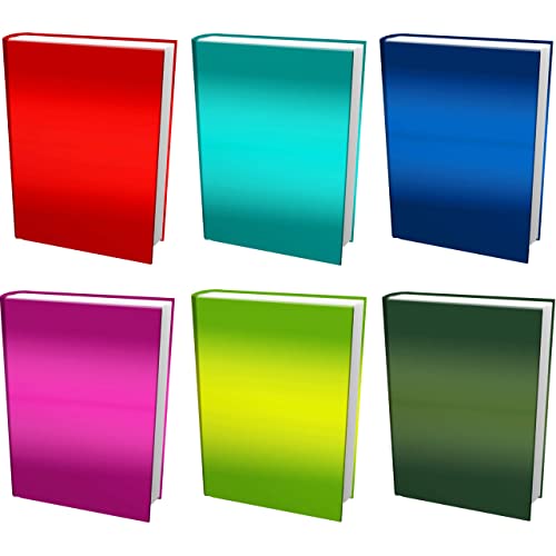 image for EUCATUS BEST PRODUCTS & GIFTS Easy Apply, Reusable Book Covers 6 Pk. B