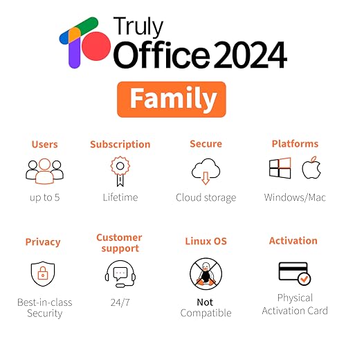 Truly Office Trulyoffice 2024 Family Lifetime License For Mac thumb #1