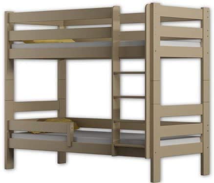 Dos litera de madera 180x80cm cama armazón de la cama,Vanilla