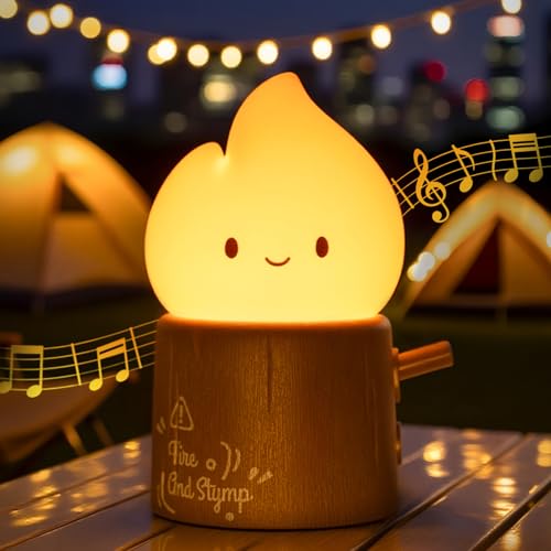 BANDIANCY Cute Silicone Candle with White Noise - Flameless LED
