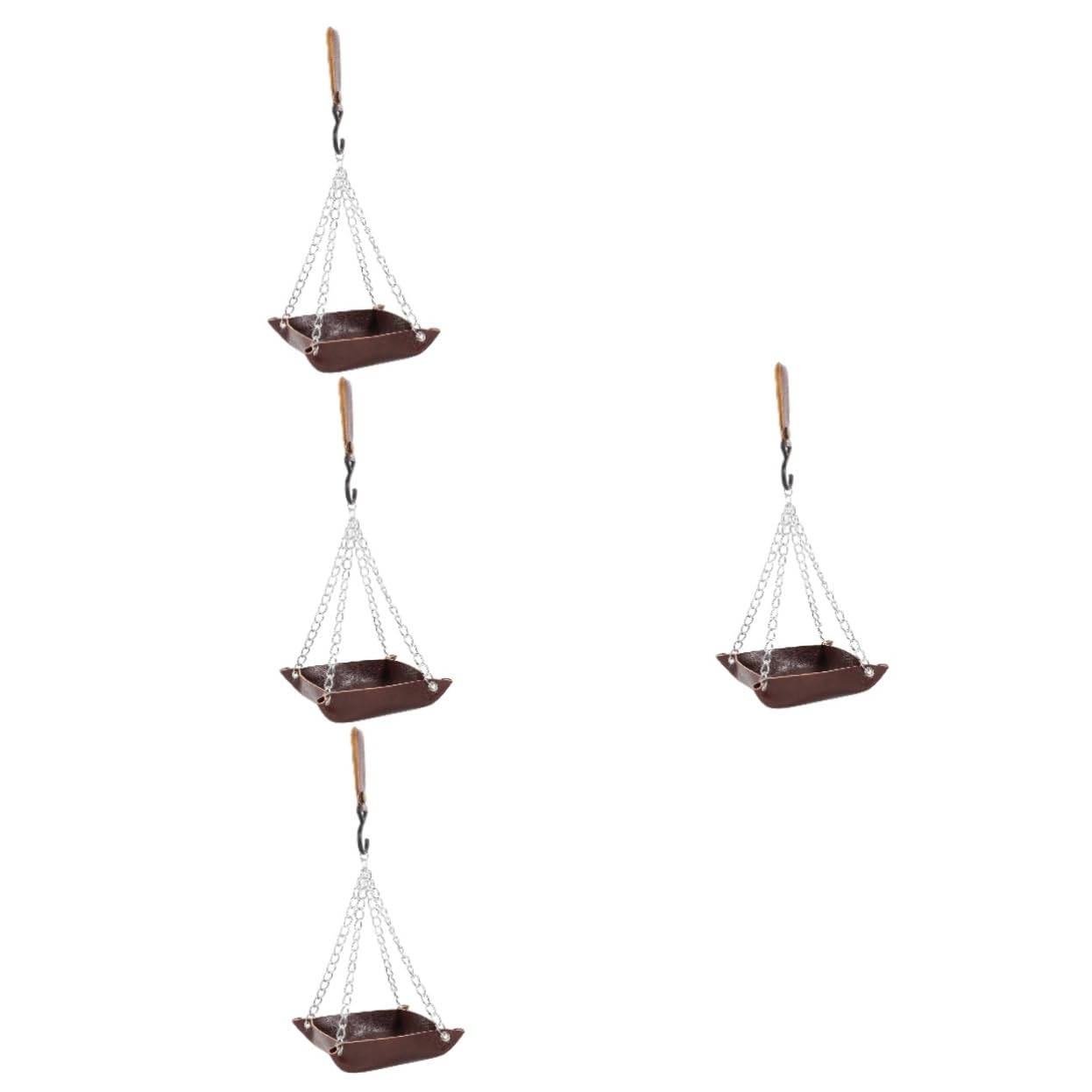 BESPORTBLE 4 Pz mangiatoia per colibrì pannello finestra della mangiatoia per uccelli mangiatoie per uccelli bird feeder contenitori alimentatore trasparente Contenitore di cibo abs Coffee