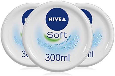 Nivea Soft Moisturising Cream, 300 ml - Pack of 3