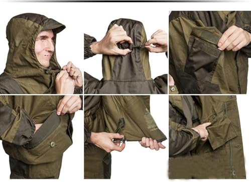 Uniforme de combat militaire imperméable 1000D kaki pour chasse - 5