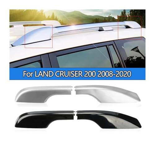 Caches rails de toit perdus Land Cruiser 200 solution 4 housses noires - 2
