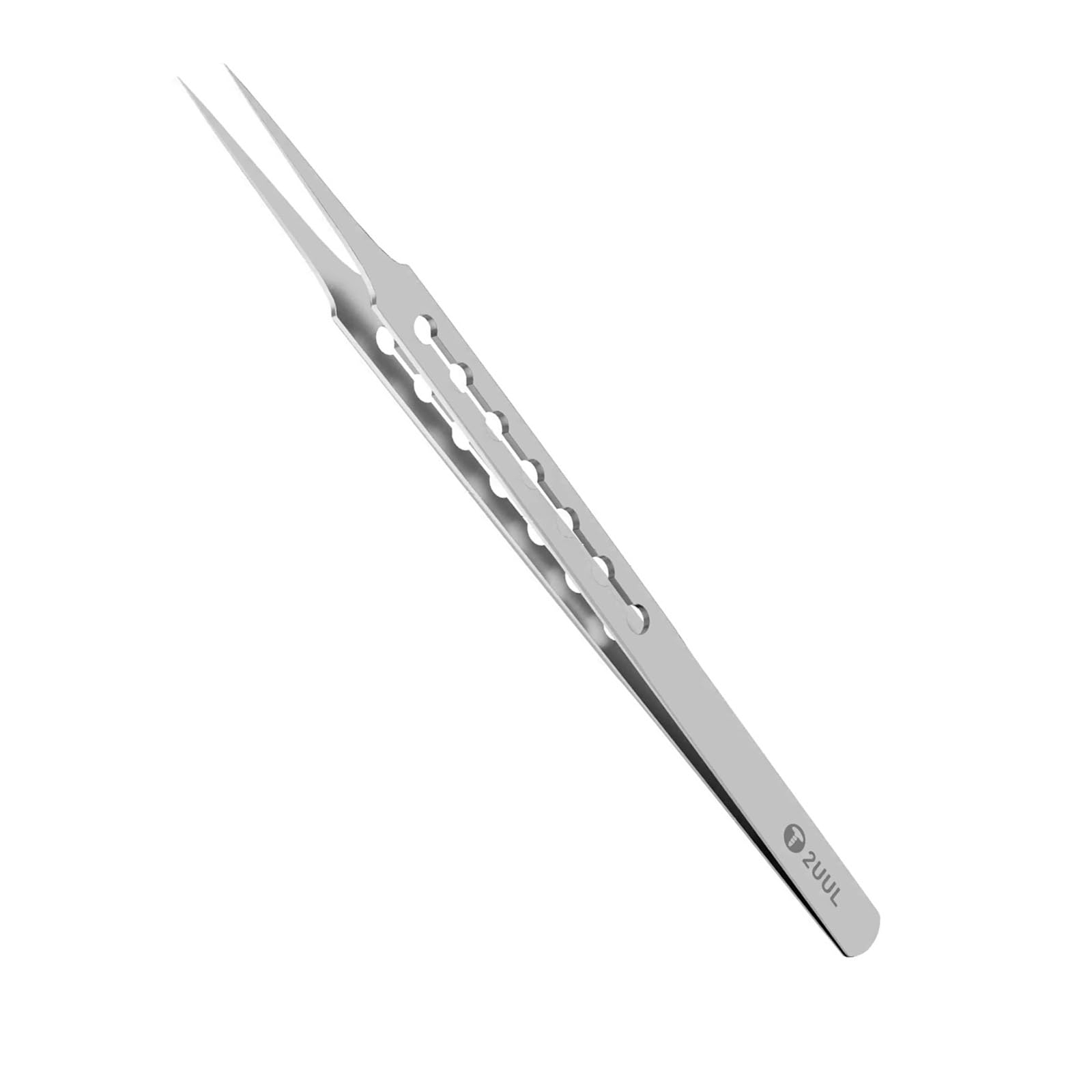 Hdoytxxm Straight Stainless Steel Tweezers Tip Bent Tip For Electronic Components Jewelry Repair Craft Project Professional