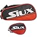 PADEL NUESTRO Neceser Deportivo Siux + Monedero Siux/Neceser para Viajes y Deporte/Mochila pequeña para Hombre Mujer y niño/Neceser para Tenis (Rojo)