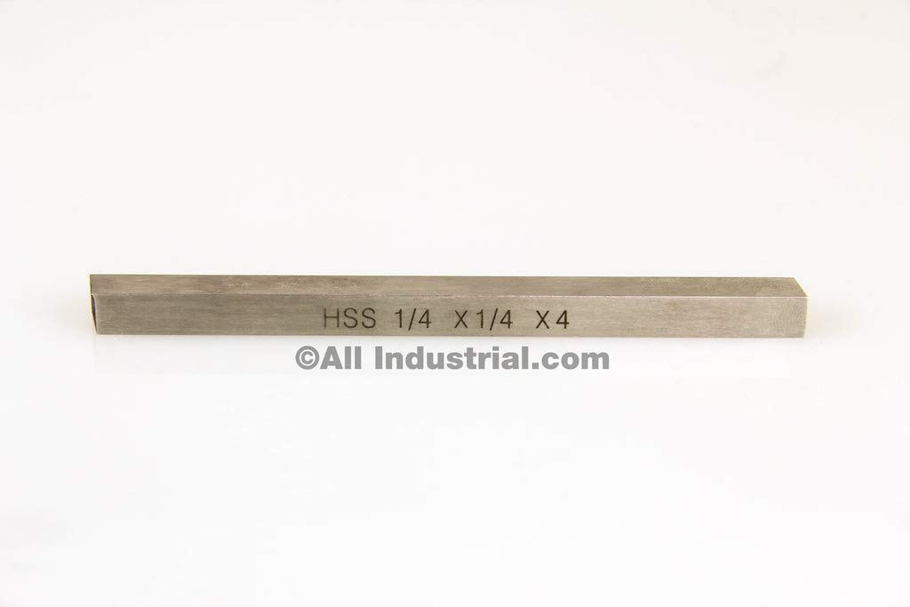 1/4" X 1/4" X 4" HSS Tool Bit Rectangular Lathe Fly Cutter Mill Blank