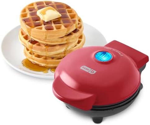 Dash Mini Waffle Maker- Compact Electric Iron for Creative Homema...