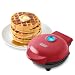 Dash Mini Maker: The Mini Waffle Maker Machine for Individual Waffles, Paninis, Hash browns, & other on the go Breakfast, Lunch, or Snacks - Red