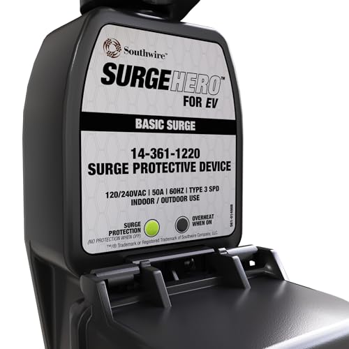 Southwire SurgeHero™ EV Surge Protector NEMA 14-50 50A with Cover, Outdoor by Southwire - Used condition - Image 5