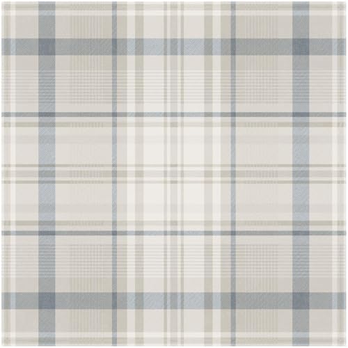 Image of YöL Kirkham Check Navy Wallpaper - Contemporary Versatile Sophisticated - Bedroom Living Room Lounge - 10.05m x 53cm Roll - Feature Statement Wall - Paste The Paper Washable