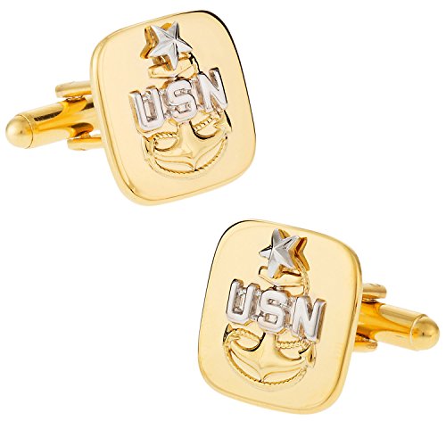 Cuff-Daddy US Navy Cufflinks E8 Senior Chief Petty Officer CSPO USN with Presentation Box