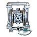 JohnDow Industries Air-Operated Double Diaphragm Pump with 1 inch Inlet/Outlet Rated for Diesel, Grease, Kerosene and Oil JDI-DP1