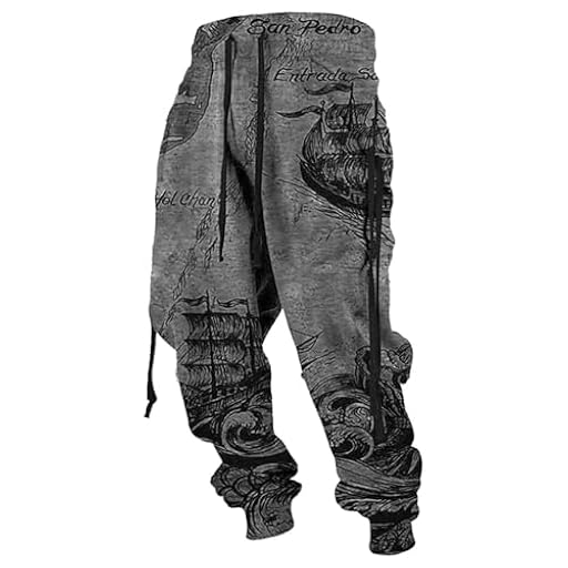 Generisch Pantalones de chándal a cuadros para hombre con estampado 3D para hombre en otoño/invierno, pantalones largos de deporte y ocio para hombre, pantalones de jogging de camuflaje, gris, 3XL | Ya disponible en tu tienda friki favorita! En mundofriki.es!