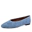 Blue Jean Denim Suede