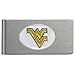 NCAA Siskiyou Sports Mens West Virginia Mountaineers Brushed Metal Money Clip One Size Team Color