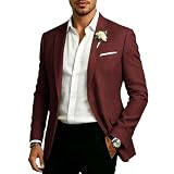 Sakko Herren Regular Fit Blazer Freizeit Business Herrenjacke Casual