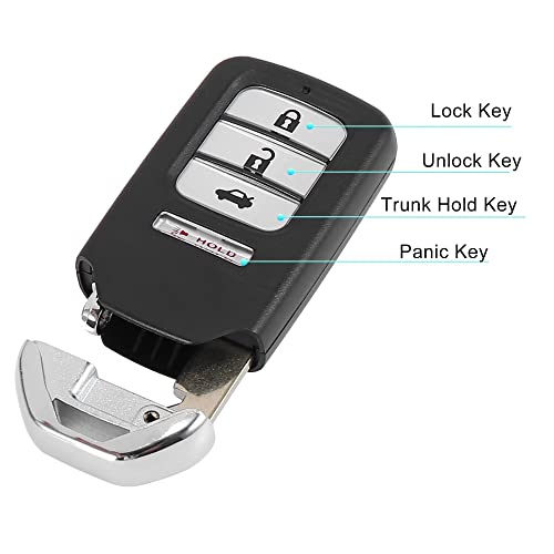 X AUTOHAUX 2pcs 313.8MHz ACJ932HK1210A Replacement Keyless Entry Remote Car Key Fob for Honda Accord 2013-2015 for Honda Civic 2014-2015 216J-HK1210A - Image 5