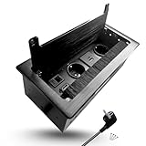 🔌 PUISSANCE ET SÉCURITÉ - Supporte jusqu'à 3600 W, 250V CA 50/60Hz, protection IP20 ; fabriquée en alliage d'aluminium résistant avec couverture inférieure et fermeture amortissante, elle garantit durabilité et protection.