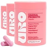 O Positiv URO Vaginal Probiotics for Women pH Balance with Prebiotics & Lactobacillus Probiotic Blend - Vaginal Health Supplement - Promote Healthy Vaginal Odor & Vaginal Flora, 60 Count (Pack of 3)
