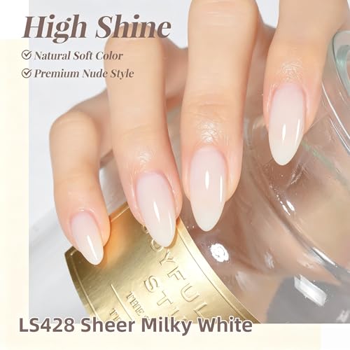 Esmalte de Gel Nude Sheer Milky White 15ml miniatura 6
