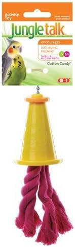 Jungle Talk Cotton Candy Preening Bird Toy (Small)