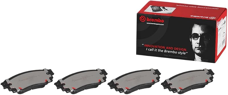 Pastilhas de freio a disco traseiras Brembo P83160N de cerâmica para Lexus – Conjunto