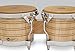 Latin Percussion LP201A-2 Bongo Drum Natural / Chrome