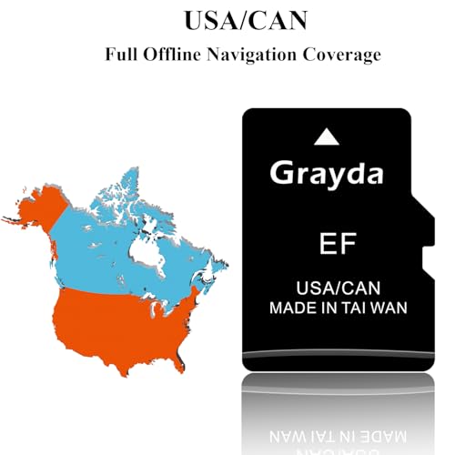 image for Grayda 2025 Latest Navigation SD Card Map Update 86271-0E077,GPS Map C