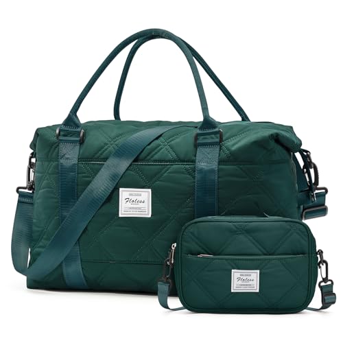 Image of HYC00 Travel Duffel Bag,Carry-on Overnight Weekender Bags for Women,Sports Tote Gym Bag with Wet Pocket