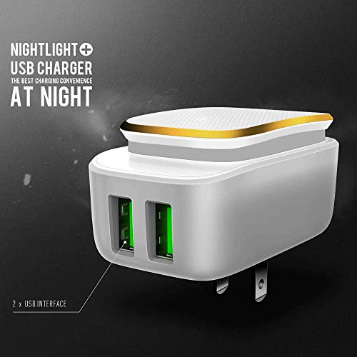 Image of Tessco (BC-207) USB Charger Plug, 2 Ports Multi Wall USB Charger